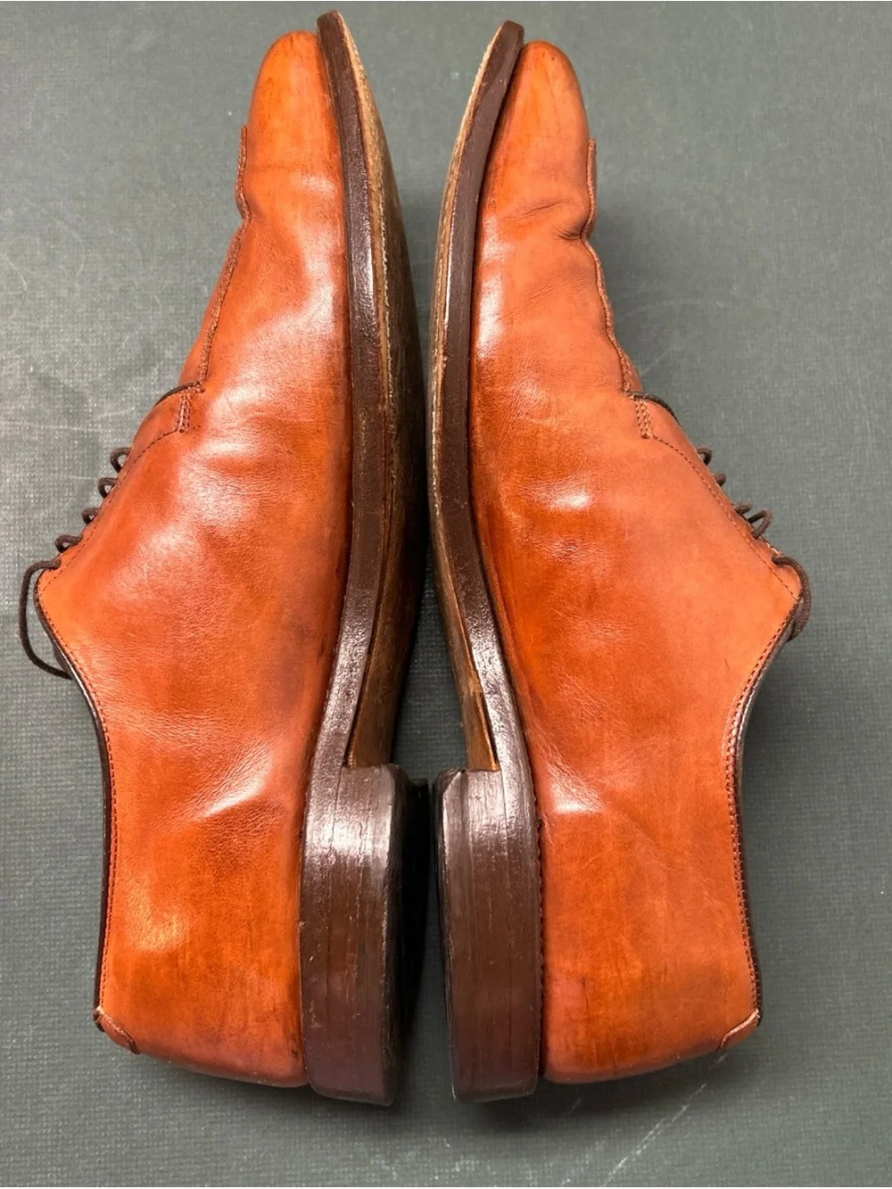 Allen Edmonds Brown Delray Split Toe Dress Shoes 12D USA Made